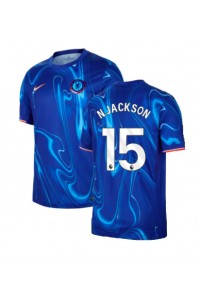 Chelsea Nicolas Jackson #15 Voetbaltruitje Thuis tenue 2024-25 Korte Mouw